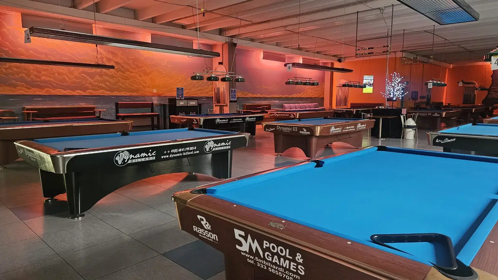 Professional billiard table